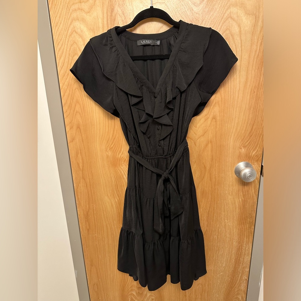 Lauren Ralph Lauren black mini dress